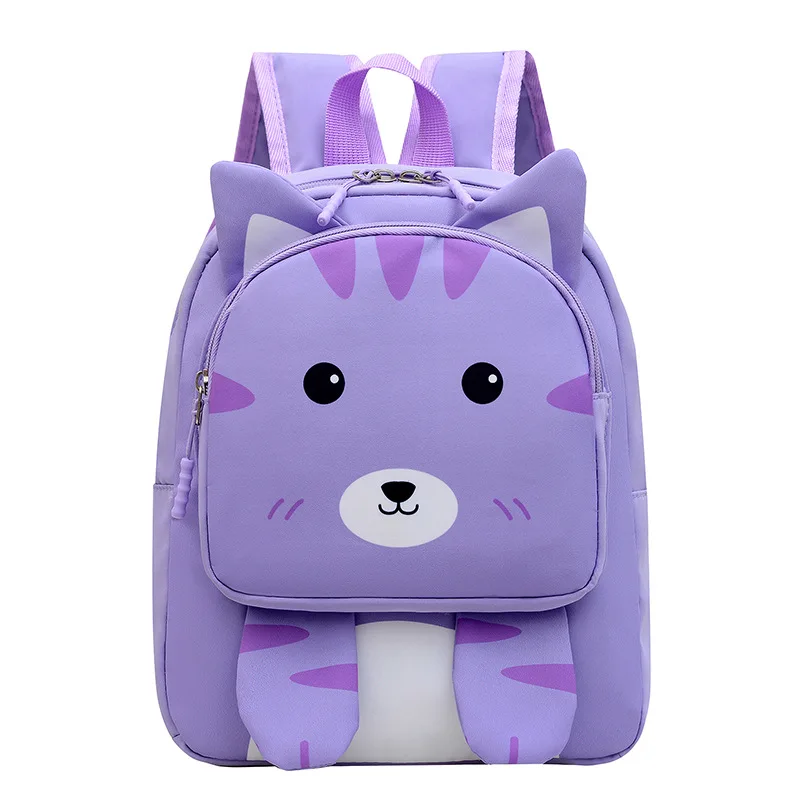 New Cartoon Kindergarten School Bag 4-6 Years Old Baby Super Light Cute Animal Print Large Capacity Children's Backpack 6