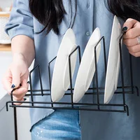 Rack Shelf Stand Multi Layer Space Saving Rustproof Cutting Board Practical Kitchen Organizer Pot Lid Holder Iron Art For Home 4