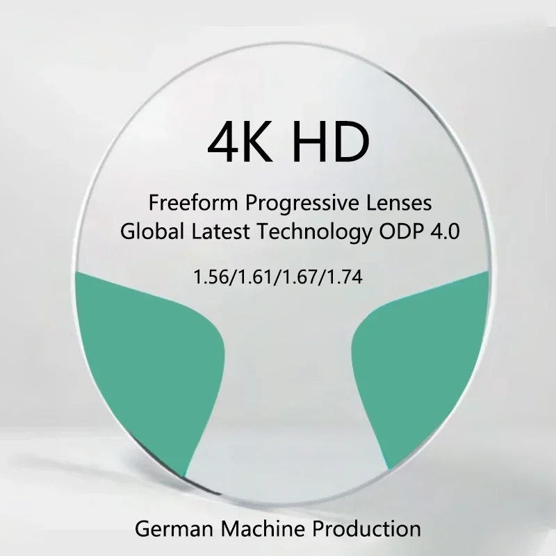 1.56 1.61 1.67 1.74 Anti-scratch Anti-blue Photochromic Widest Field of View Progressive Multi-focal Lens 4.0 1 Pair