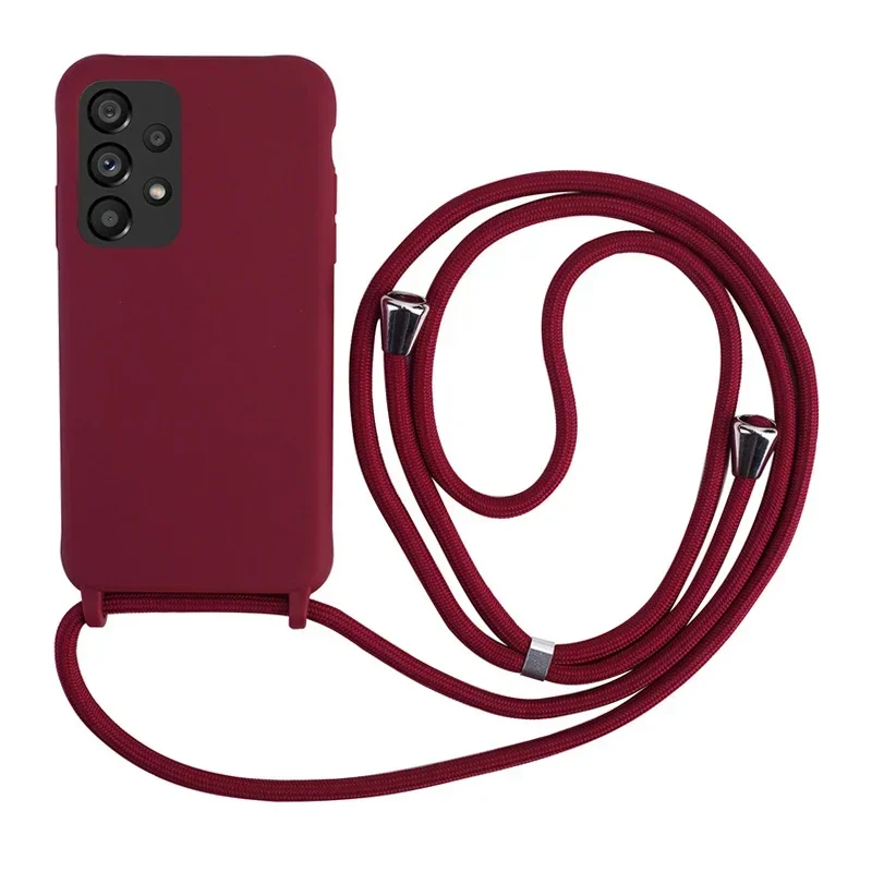 thumbnail image 1 of Lanyard Case For Samsung Galaxy A54 A14 A34 A13 A33 A53 A73 A12 A52 A32 A51 A71 S23 S22 S21 Plus S20 FE Soft Cover, 1 of 4