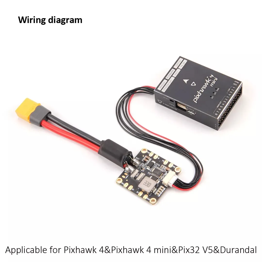 

Holybro PM06 V2-14S Power Module Applicable for Pixhawk 4 Pixhawk 4 Mini Durandal Pix32 V5 Flight Controller DIY Parts
