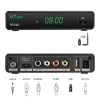 GTMEDIA V7 S5X Спутниковый HD-приемник DVB S2X S2 S H.265 1080P ТВ-декодер USB WIFI Поддержка BISS Auto-roll Full PowerVu CCAM E.CAM — изображение 4