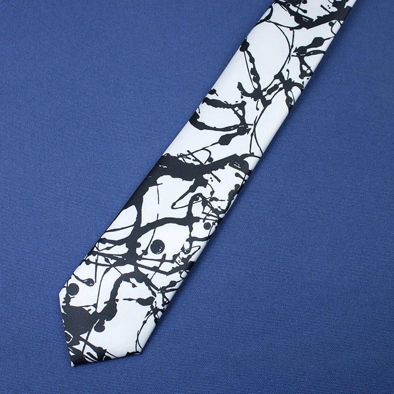 The Mask Cosplay Tie Stanley Ipkiss Irregular Pattern Necktie Shirt Accessories Christmas Party Halloween Carnaval Gift