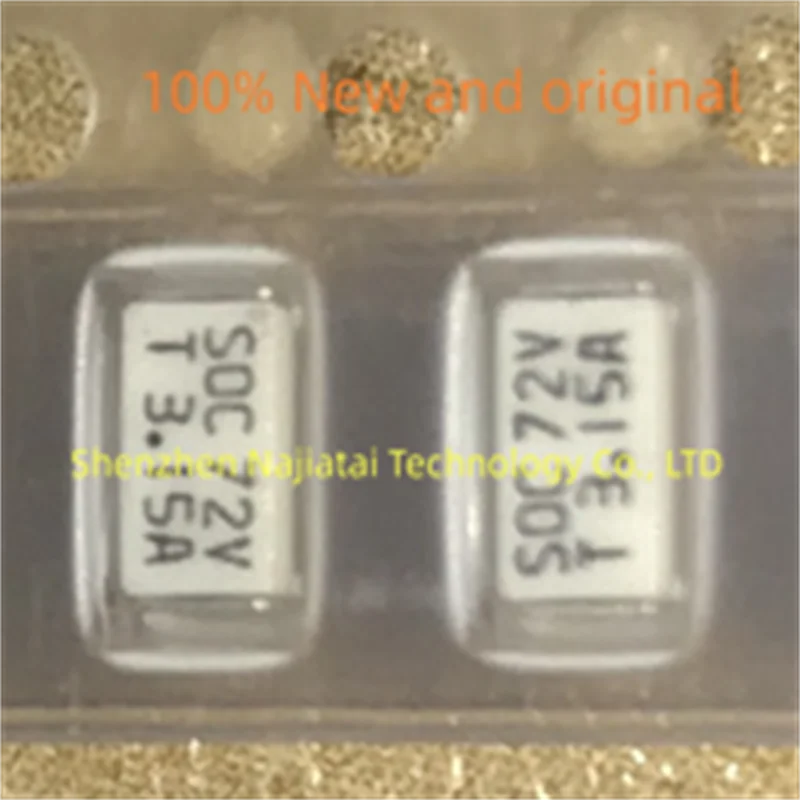 

50PCS/LOT 100% New Original 11CT3.15AR08B4 SOC 72V T 3.15A 1206 SMD IC Chip