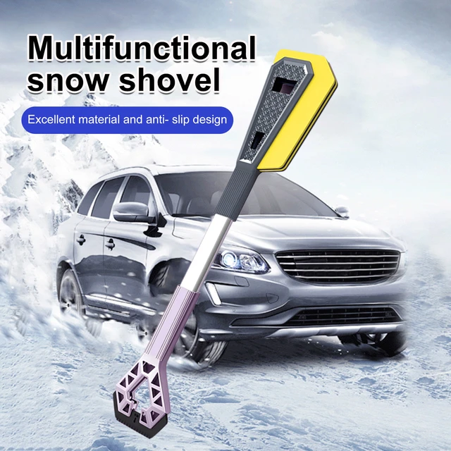 Grattoir À Glace 3 En 1 Pour Pare-brise Auto, Pelle Rotative Détachable  Suv, Coupe-neige, Véhicule, Brosses De Grattage De Glace, Gadgets  D'entretien Automobile - Grattoir À Glace - AliExpress