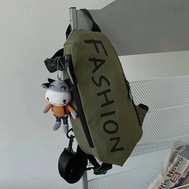 

Брендовые Дизайнерские мужские нагрудные сумки с надписью, повседневная дорожная нагрудная сумка, нейлоновая модная сумочка через плечо унисекс