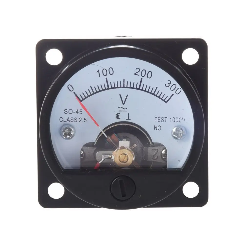 

Pointer Type AC 0-300V Analog Dial AC Voltage Round Voltage Gauge Meter Pointer Voltmeter Volt Tester Voltmeter Voltmeter Gauge