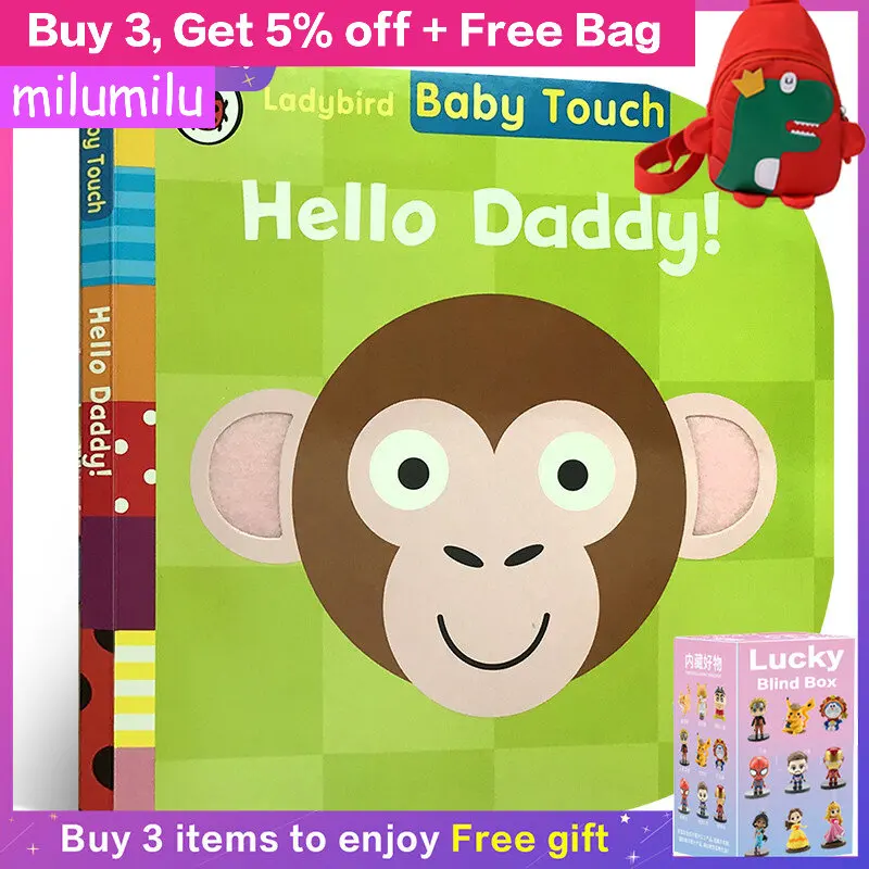 

MiluMilu Baby Touch: Hello Daddy Board Book Colouring English Activity Story For