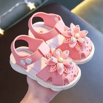 Baby Girls Bow Sandals 1
