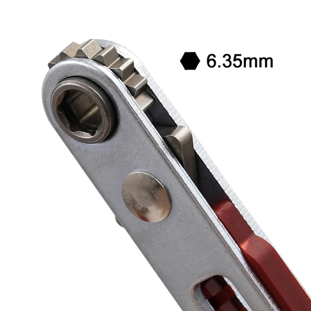 

Ratchet Wrench Screwdriver Sleeve Kit Flat Head Hand Tool Sockets Spanner Portable Multifunctional Two-way Auto Repair Tools