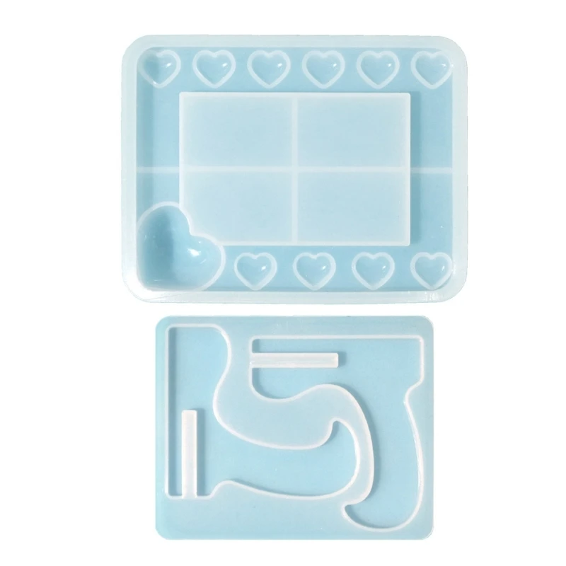 Silicone Photo Frame Moulds Epoxy Resin Moulds Silicone Clay Molds Picture Frame Moulds Silicone Hand-Making Accessories K3ND