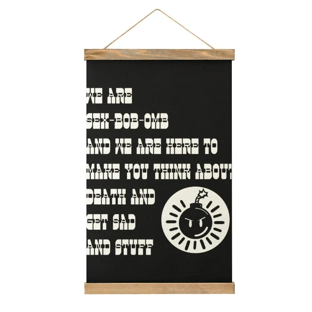 Creative We Are Sex Bob Omb Scott Pilgrim Vs. The W Canvas Hanging Picture Picture Hanging Casual Restaurant Stile Di Pittura Ha
