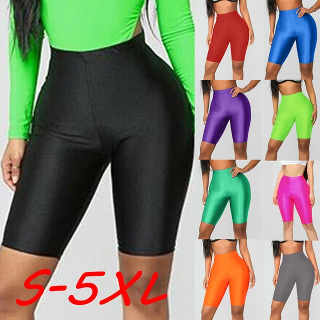 S-5XL Big Size Fashion Shorts Women Bike Yoga Pants Elastic High Waist  Seamless Leggings Fitness Sports Pants Push Up Tights