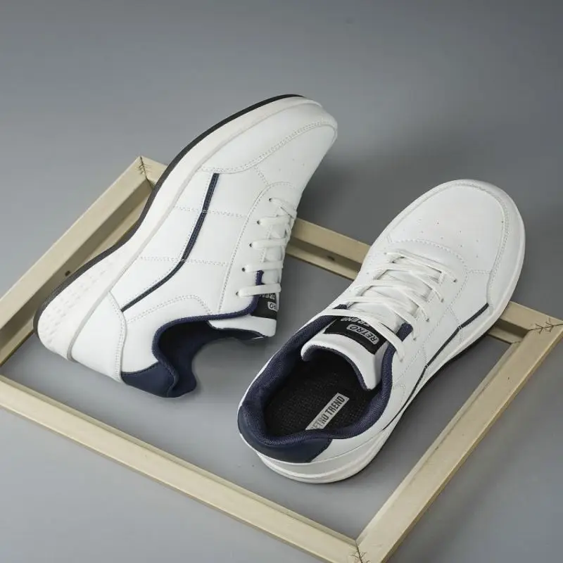 Mode Männer Casual Schuhe Plattform Nicht-slip Mann Zu Fuß Turnschuhe Leichte Männliche Arbeit Schuhe Atmungsaktive Herren Bord Schuhe – Detail 13