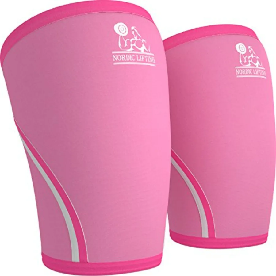 Ankle Wrist Weights 2lb Bundle with Knee Sleeves Large - Pink