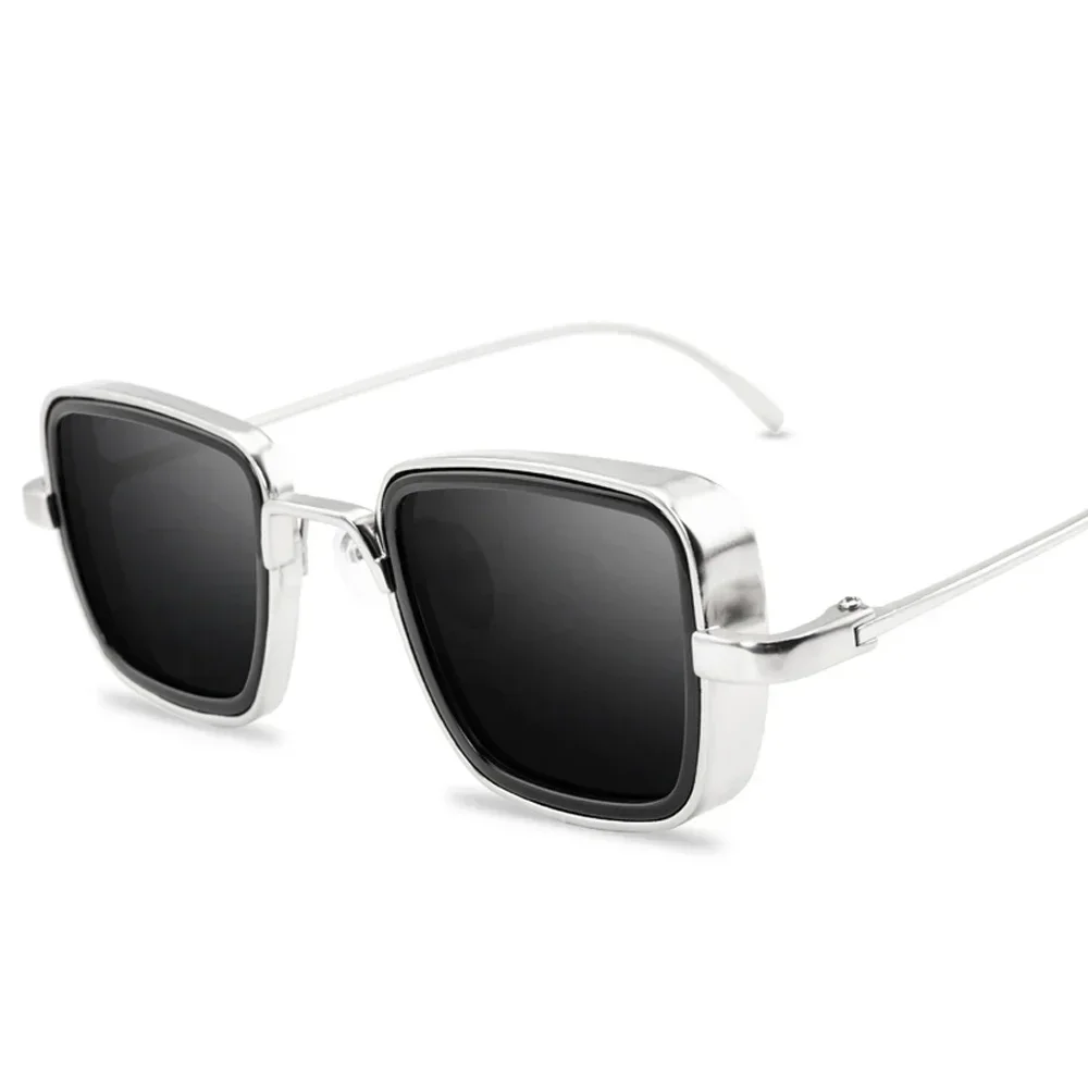Stylish Retro Square Vintage Metal Steampunk Sunglasses Men Women UV400 steampunk sunglasses polarized sunglasses sports sunglasses semi rimless sunglasses night vision glasses clip on sunglasses sunglasses clips glass frames