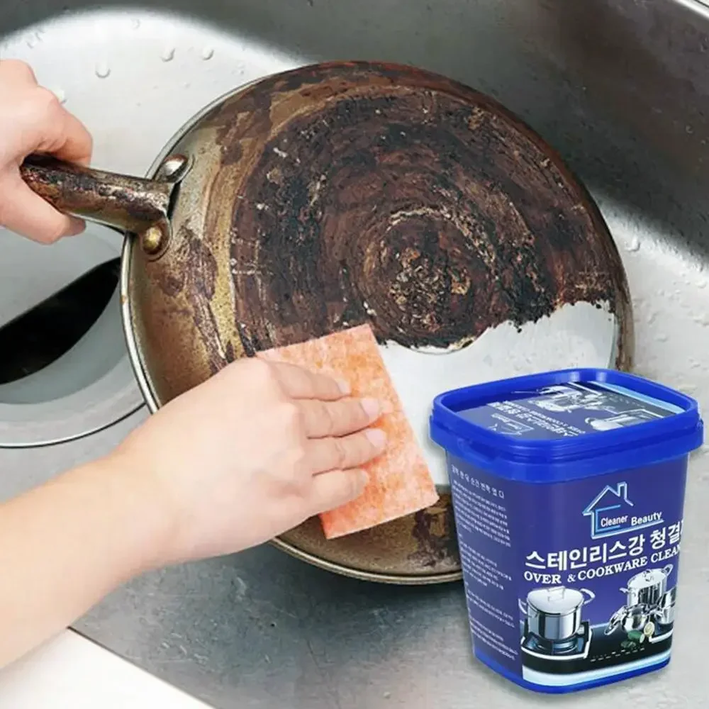 500ml Rust Remover Kitchen Stainless Steel Pot Pan Kitchenwares Stain Dirt Cleaner Kitchen Clean Tool Rust Remover Car Pads Door