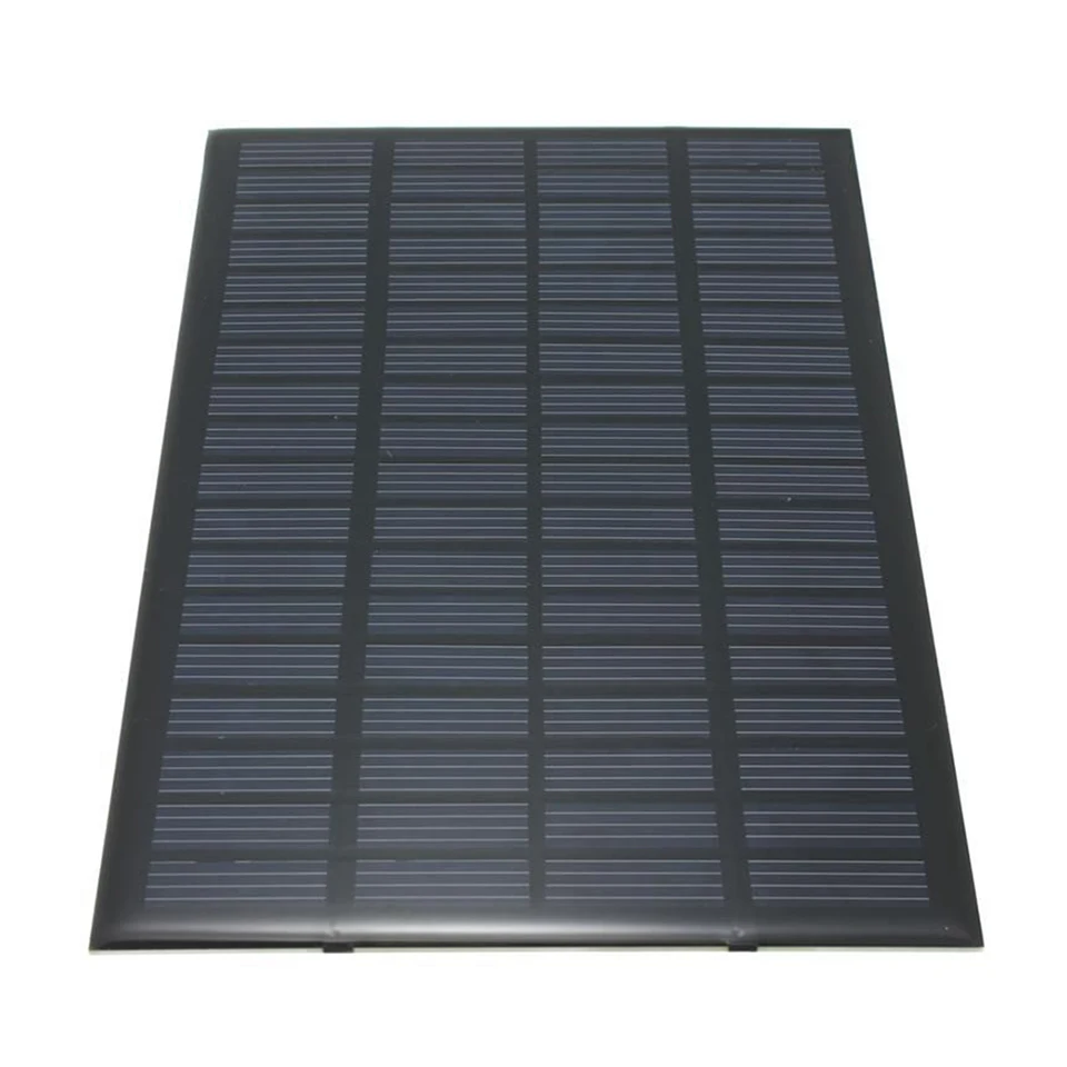 휴대용 태양 전지 패널, 여행 캠핑 배터리, 휴대폰 충전기, 2.5W, 18V, 다결정질 실리콘