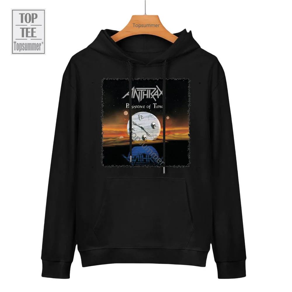 

Persistence of Time Album Sweatshirts Anthrax Tour Sweatshirt Mens Trendy Streetwear Hoodie Graphic Print Clothing