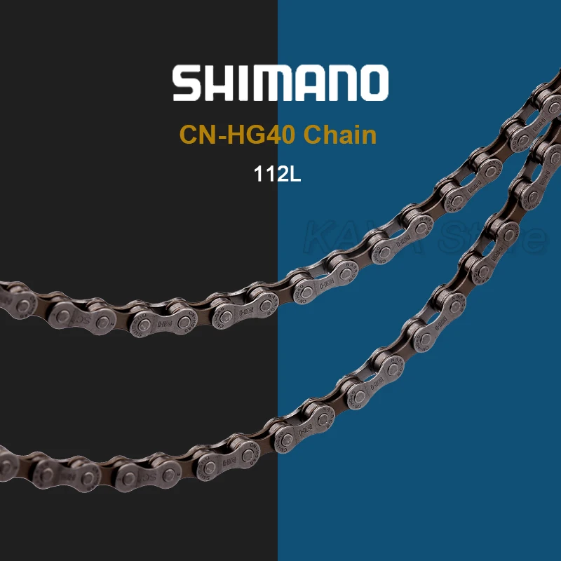 Shimano Mountain Bike Chain HG40 112 Links 6 7 8 Speed Bicycle SHIMANO TOURNEY TY HYPERGLIDE MTB Chain