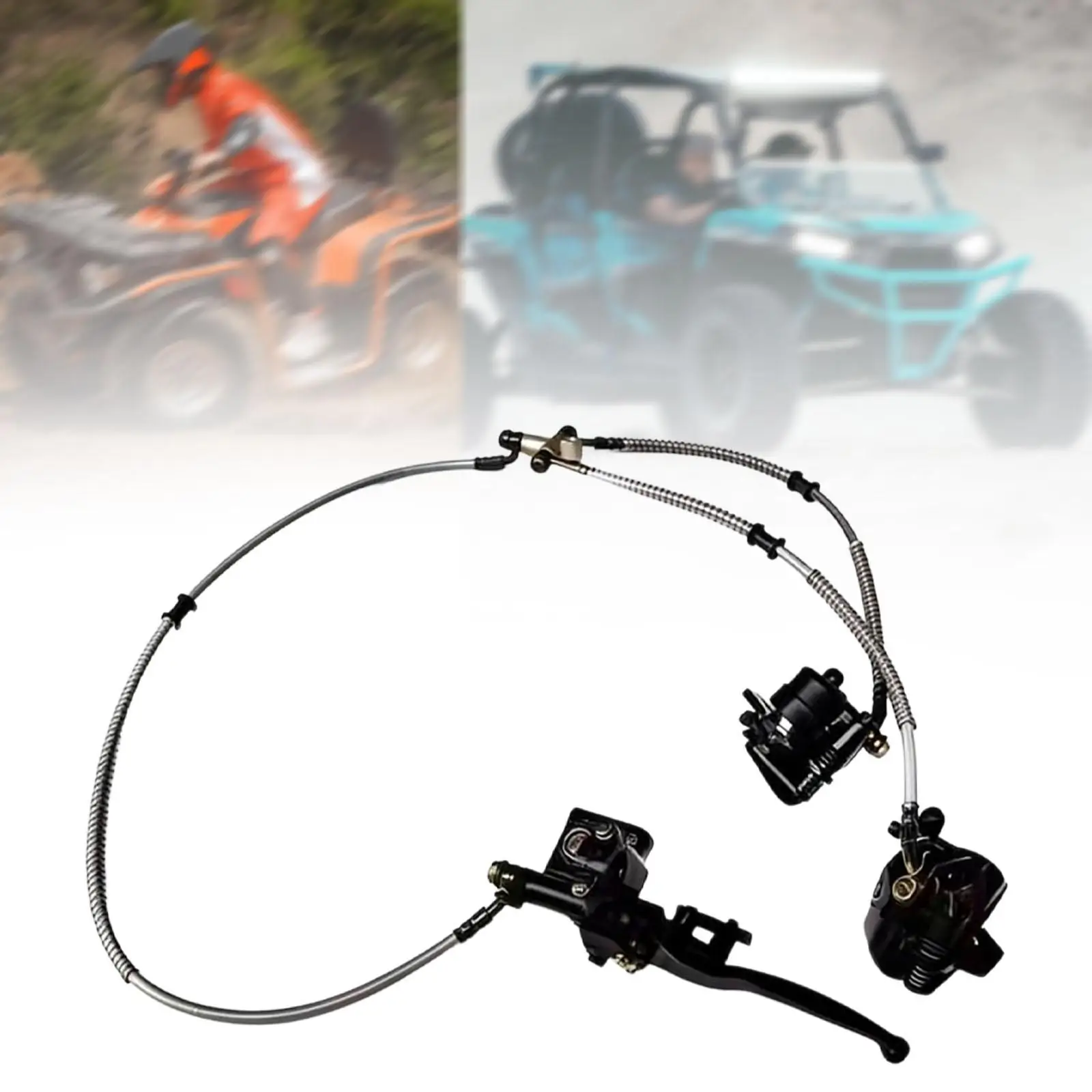 헤비 듀티 고카트 프론트 브레이크 캘리퍼 마스터 실린더 키트 ATV UTV 쿼드 골프 카트 액세서리용 금속 조립품