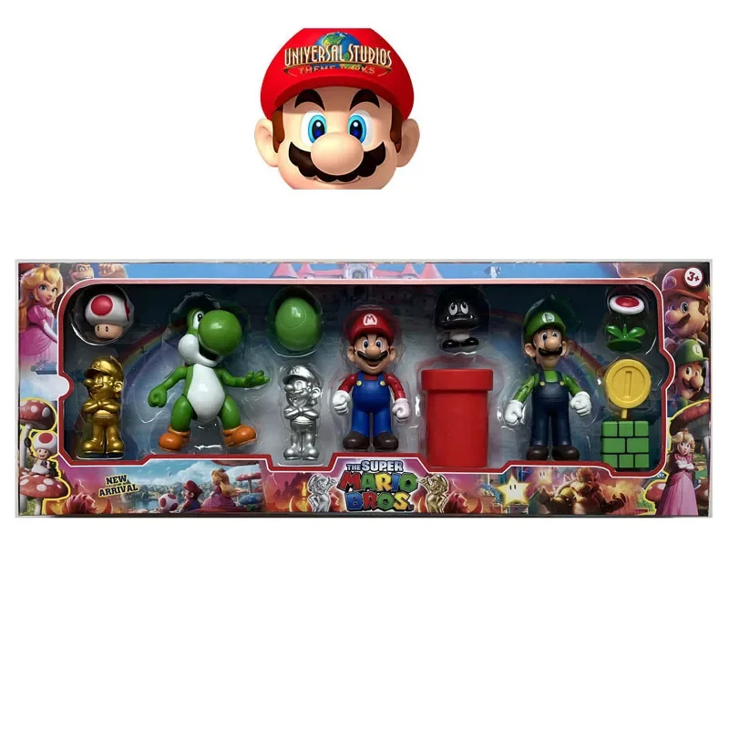 

Super Mario Bros Bowser Yoshi Anime Figures Toys Mario Luigi PVC Action Figure Model Collection Japanese Anime Birthday Gifts