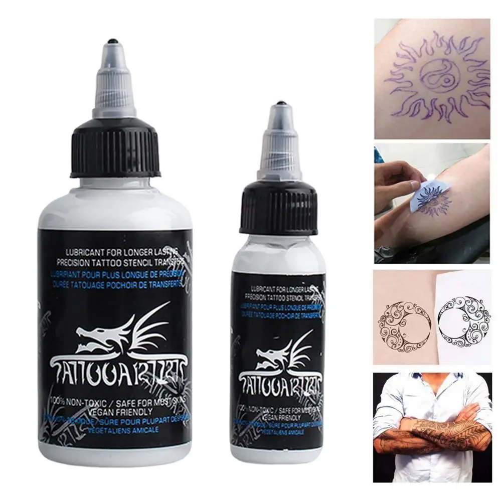 30/120/250ML Professional Tattoo Stencil Magic Gel Thermal Copier Tattoo Transfer Stuff Solution Cream Ink Set