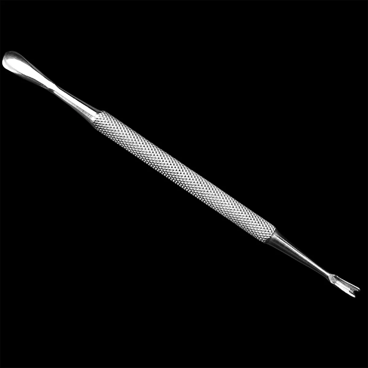Description Picture 4 of item1pc Cuticle Pusher Professional Stainless Steel Nail Cuticle Remover Callus Dead Skin Fork Nail Manicure Pedicure Tools