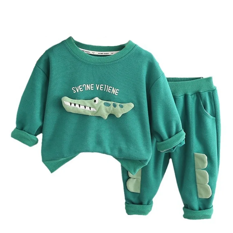 

New Spring Autumn Baby Clothes Children Boys Girls Casual T-Shirt Pants 2Pcs/Sets Infant Outfits Toddler Costume Kids Tracksuits
