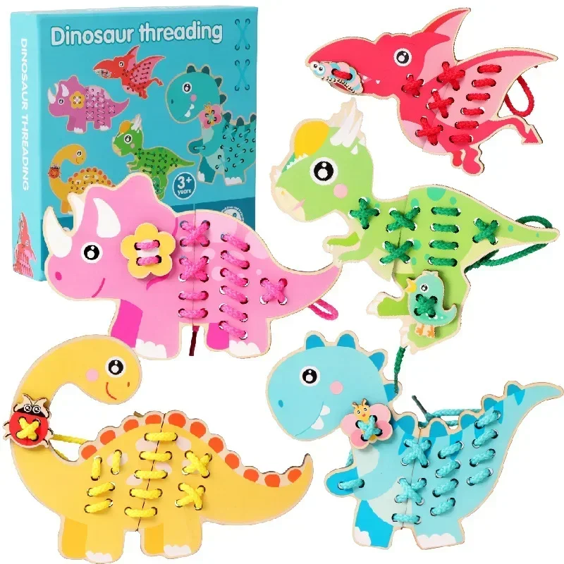 

Kids Creative Wooden Puzzle Iron Box Kindergarten Baby Early Education Cartoon Animal Traffic Puzzle Cognitive Interactive Game