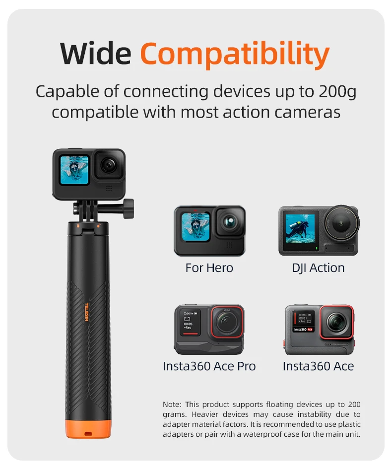 Supporto Per Manubrio Per Osmo Action 5/4/3 E DJI Action 2 – Regolabile 8-16 Mm O 22-35 Mm, Rotazione 360° Per Riprese Multi-angolo