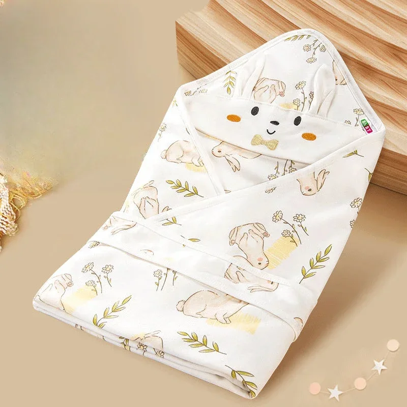 Newborn Wrapping Single Swaddling Neonatal Room, Neonatal Thin Cotton Quilt, Baby Quilt, Spring and Summer Double Tole