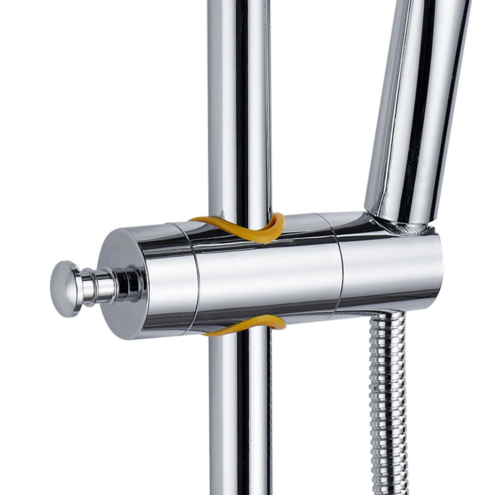 Rod Bar Hanger 360°Rotatable Showerhead Support 18-25mm Adjustable Replacement No Punching Bathroom Accessories