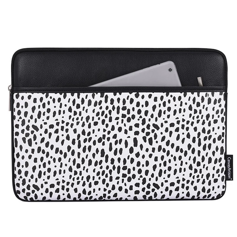 13-14 Inch Laptop Sleeve Case - Leopard Print Water-Resistant Protective Cover For MacBook & PC