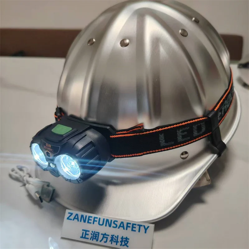 ANSI CE Aluminum Safety Helmet Headlight Mining Hard Cap Engineering Premium Helmet Railway Metallurgy Construction Work
