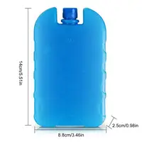 Pack de glace Portable réutilisable pour congélateur, boîte de remplissage d'eau de refroidissement longue durée pour le stockage des aliments frais et la réfrigération 5