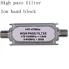 High pass filter for catv headend system, block low band frequency, Customized by customer 1