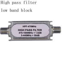 High pass filter for catv headend system, block low band frequency, Customized by customer 1