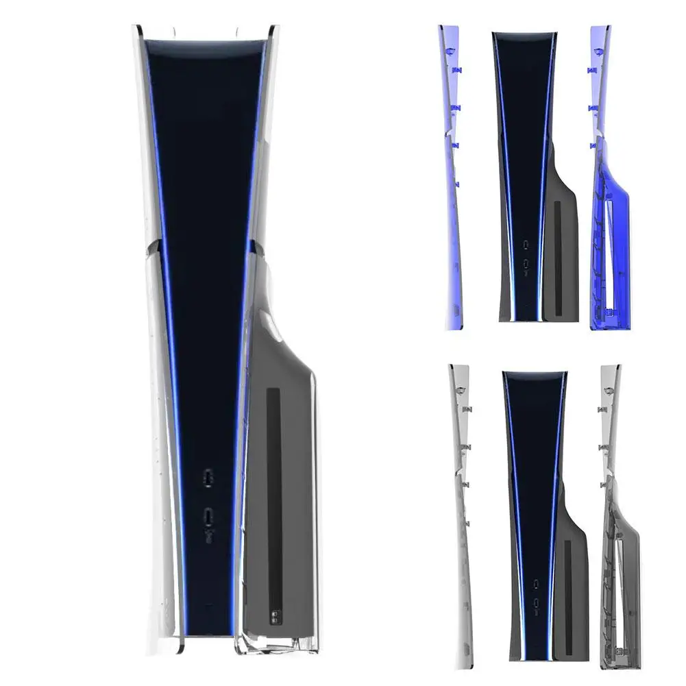 

Transprent Сменные аксессуары для Ps5 тонкий защитный чехол жесткая Лицевая панель подходит для 5 Slim Spider Ver N2q0