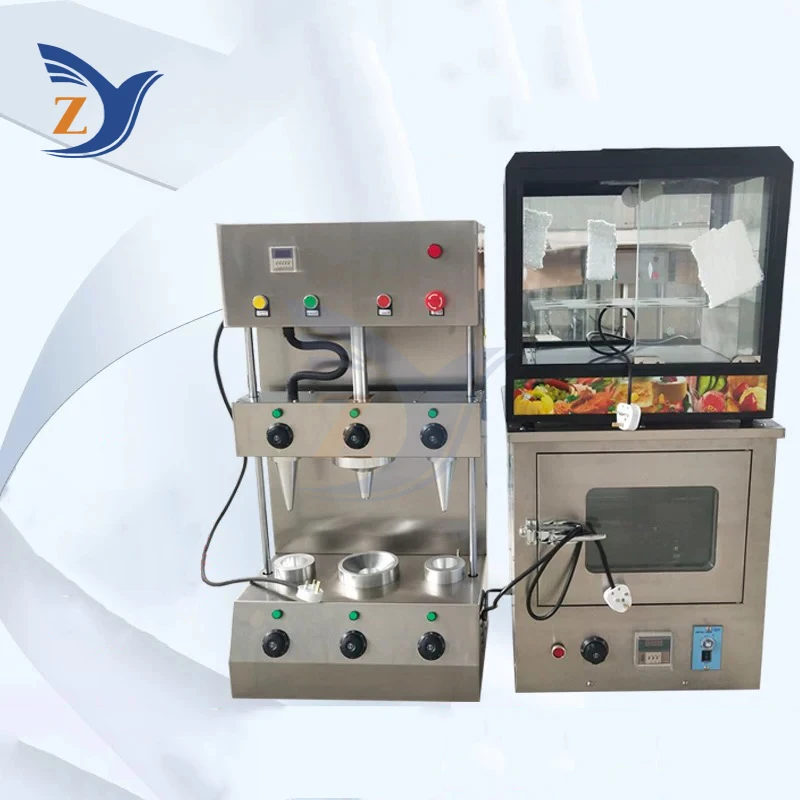 Pizza Machine Oven Hand-held Cone All-in-one Rotary Commercial Forming Factory Direct Sale Hand-held Insulation Display Cabinet 5