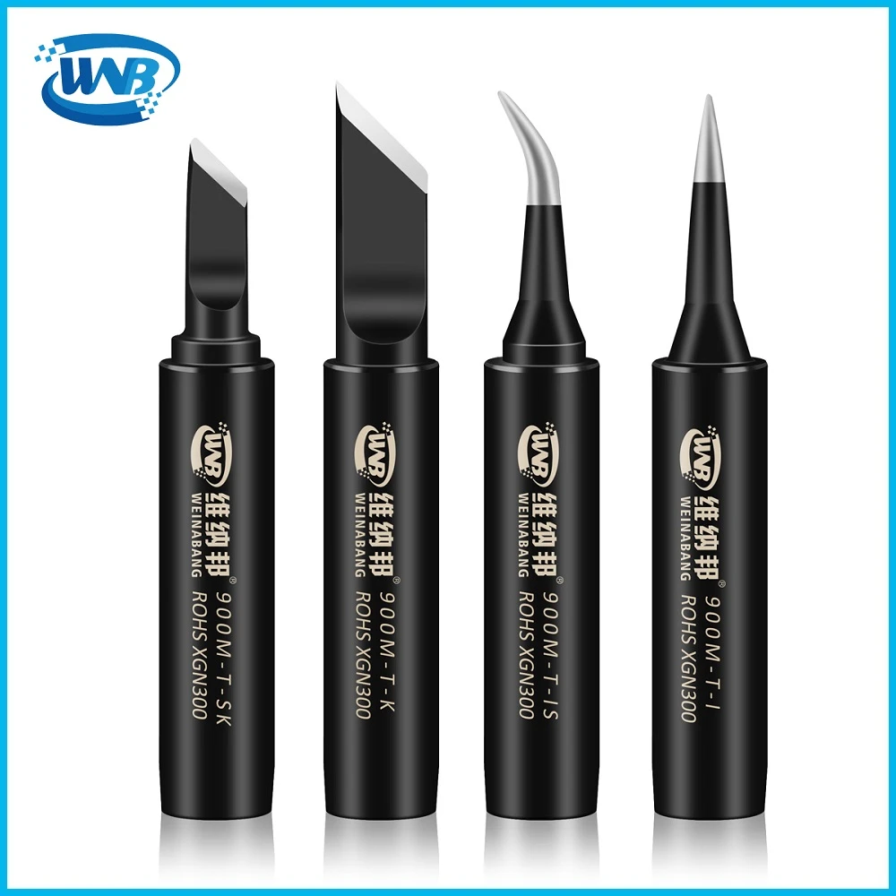 WNB Lead-Free Anti-Static Black Soldering Iron Tip Inside Heat Welding Head BGA Repair Rework Tools For 900M-T Soldering Station best soldering iron