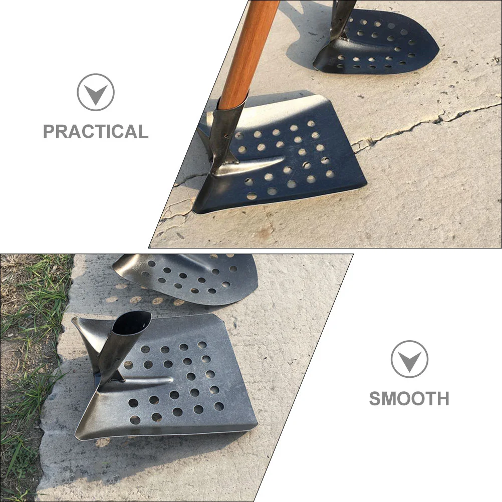 Flat Head Drain Shovel Multifunctional Cleaning Tool Poultry Dung Shovel Farm Metal Shovels Garden Trowel Sewer Cleaning