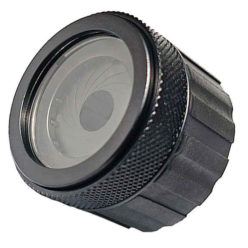 1.5~22mm PVS31 Focusing Iris In-line Adjustable Silicone Sleeve IRIS Aperture PC Objective Lens Fast Loading Unloading