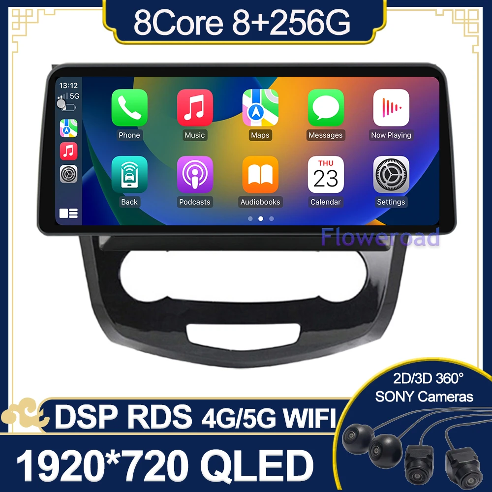 Carplay FYT 7862 12.3 inch for Nissan X Trail Xtrail 3 T32 2013 2017