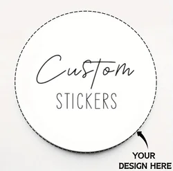 Personalized Sticker Creations - Design Unique Decals and Event Gift Labels with Your Logo or Photo - 6cm - 96pcs (Paper)