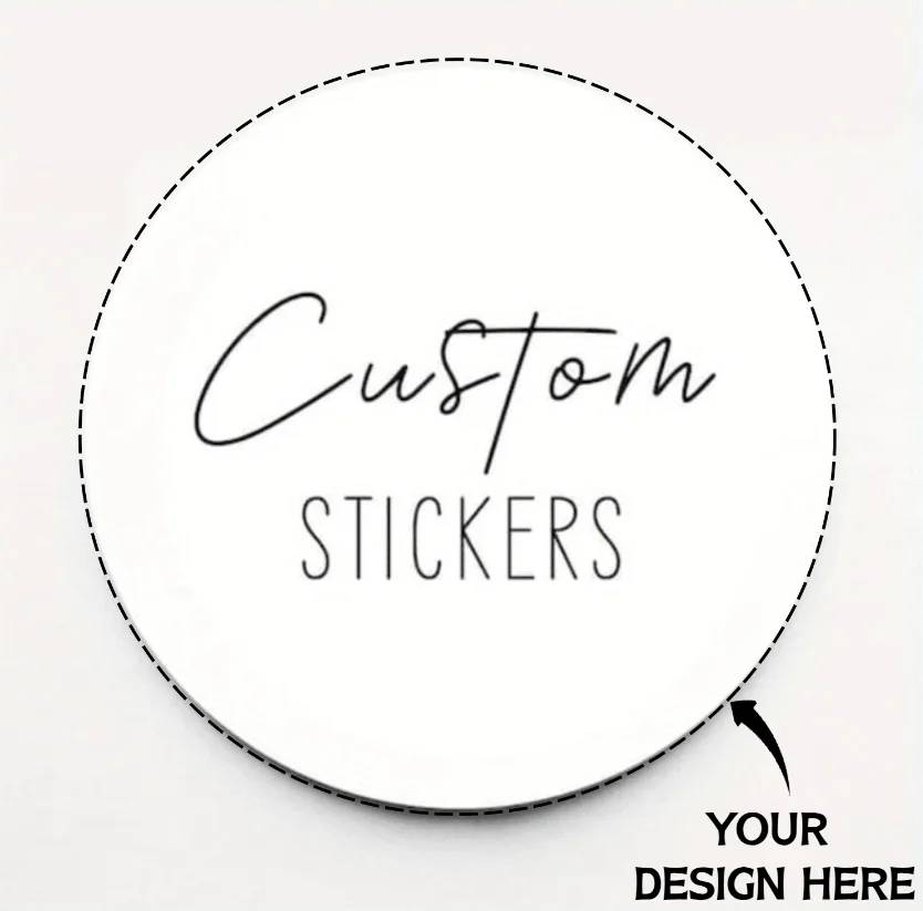 Custom Design Stickers for Any Occasion - Upload Logo/Photo to Create Personalized Decals, Event Decor & Gift Labels