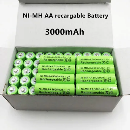 100%. Оригинал. recargables.de. Ni-mh. Батареи recargables.de.1 2V.AA3000mAh.precargables.para.juguetes. | Электроника