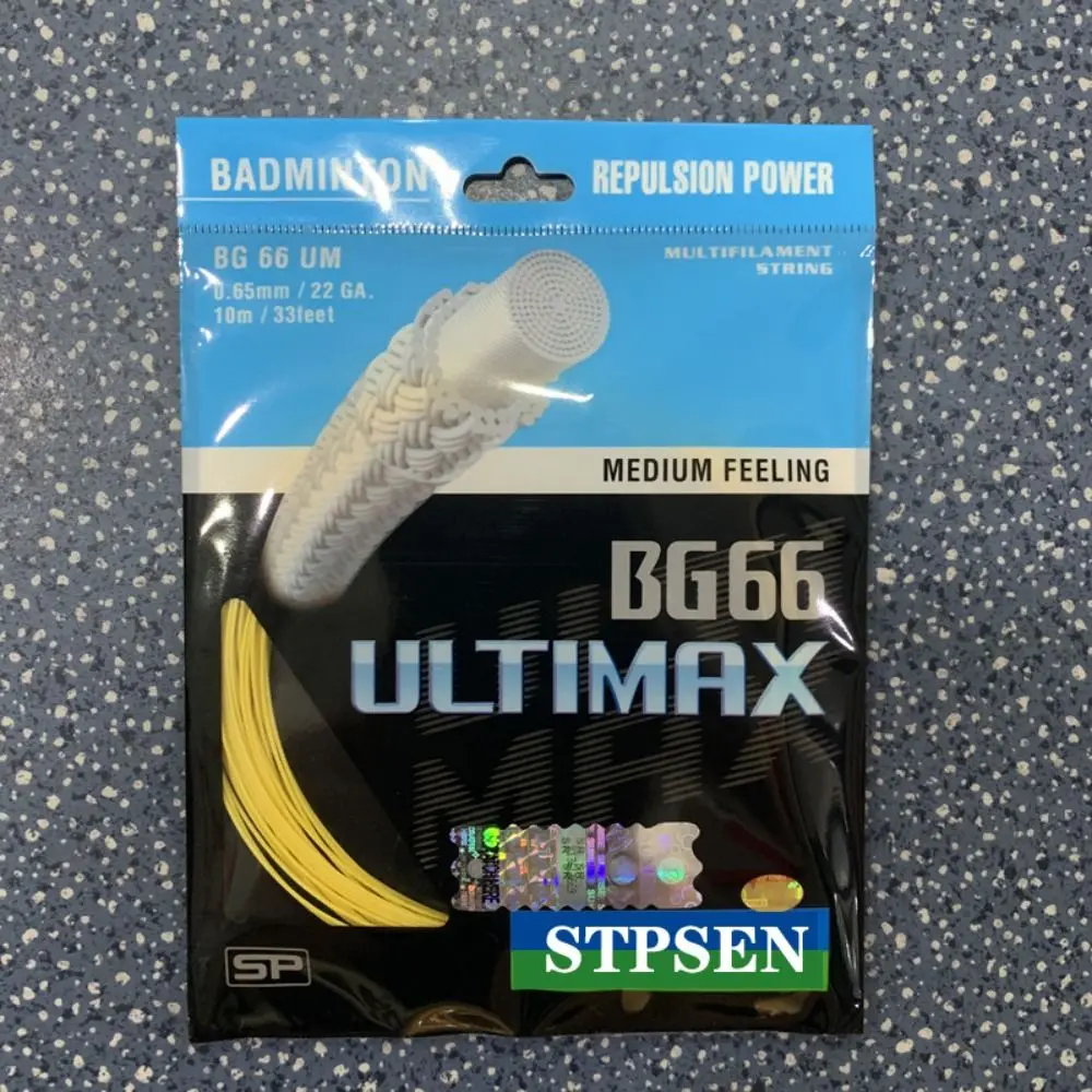Badminton String Random Color Badminton Racket String Tool Dia.0.7mm Length 10M Racquet Wire BG65 BG65Ti BG66ultmax Racquet Stringing