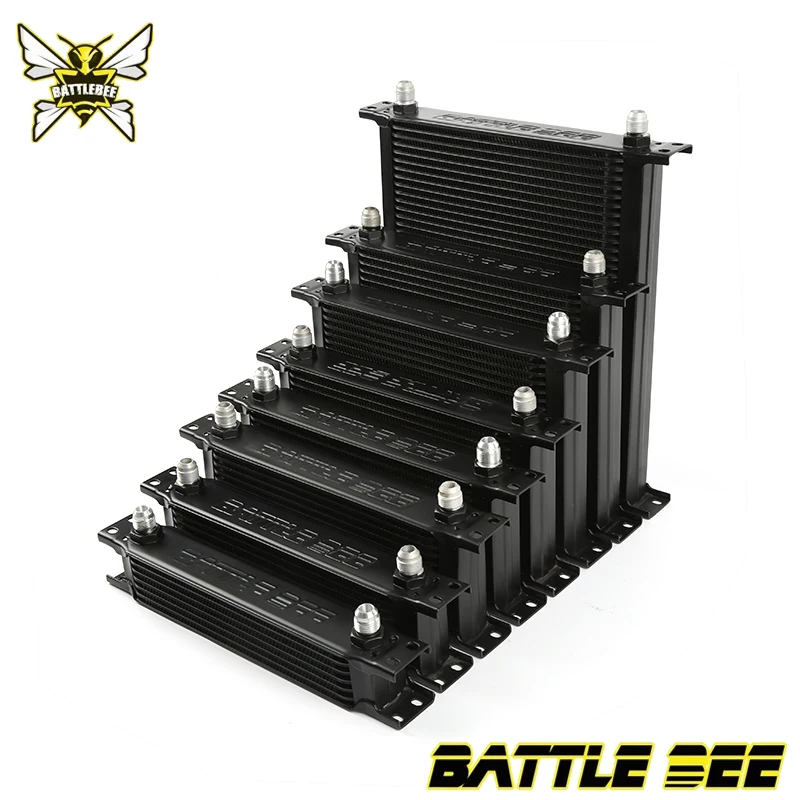 7101416192530RowsBritishTypeAN8AluminumRadiatorCarEngine