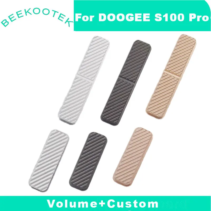 Nuovo Originale Doogee S100 Pro Volume Button Key Side Pulsante Personalizzato Chiave Di Controllo Per Doogee S100 Pro Smart Phone